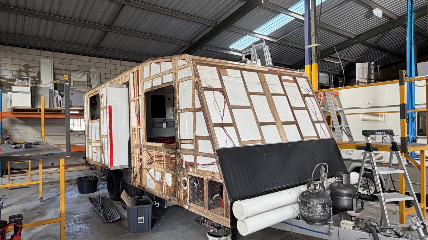 Caravan chassis and structural inspection